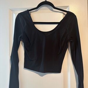 Long sleeve Black lululemon top